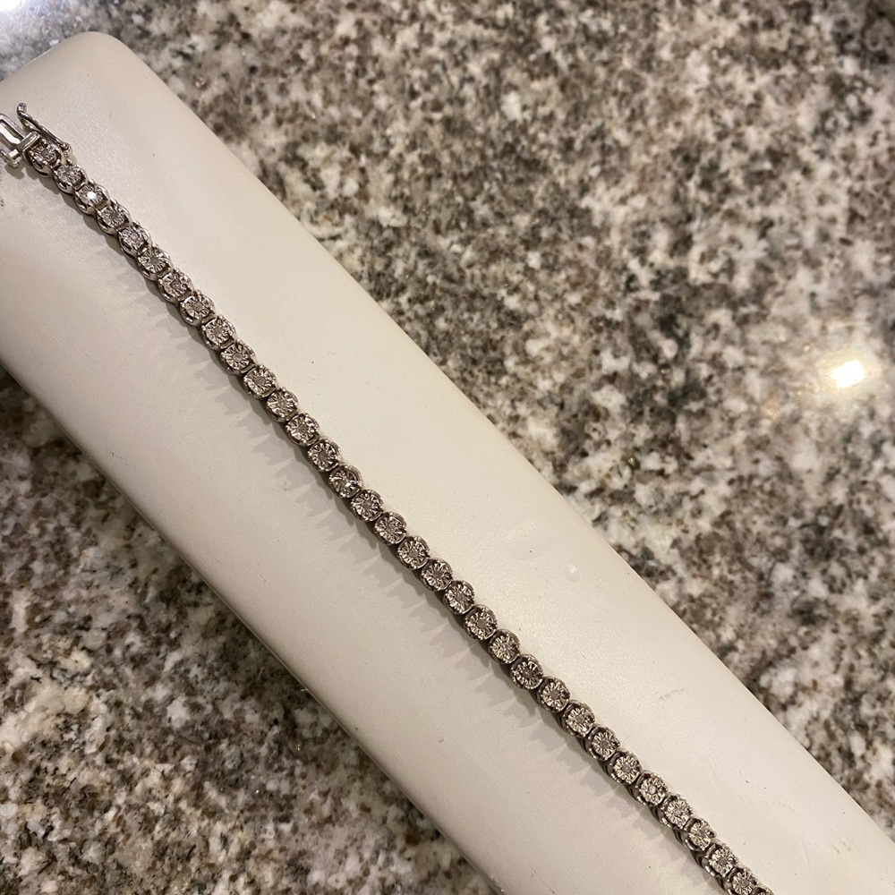 Silver Tennis Bracelet